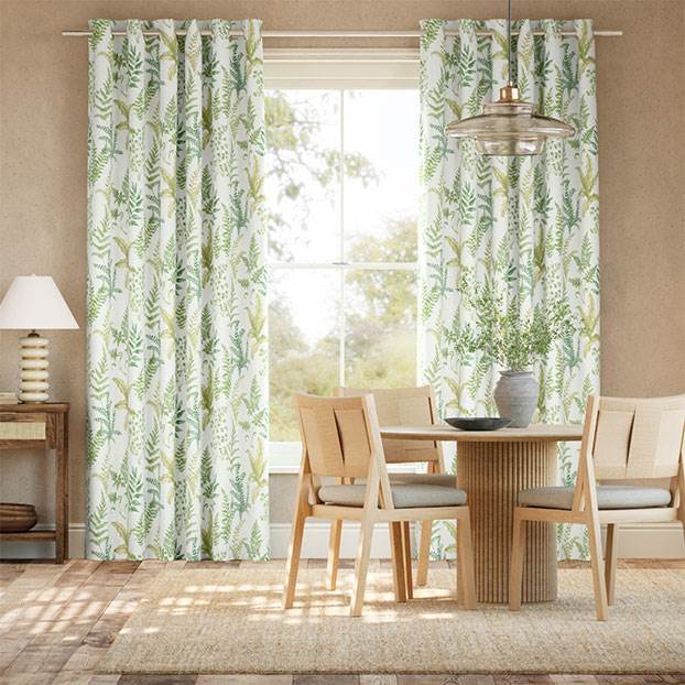 Woodland Fern Green Curtains thumbnail image