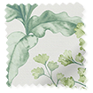 Woodland Fern Green & Aqua Roller Blind sample image