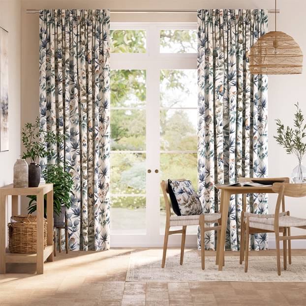 Paradiso Blue Stone Curtains thumbnail image