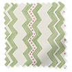 Zig Zag Green & Blush Roman Blind swatch image