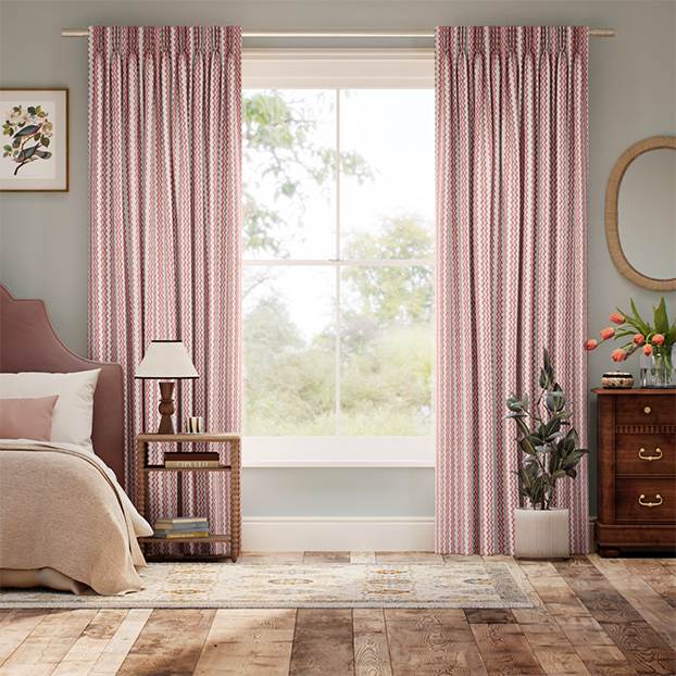 Zig Zag Spice & Teal Curtains thumbnail image