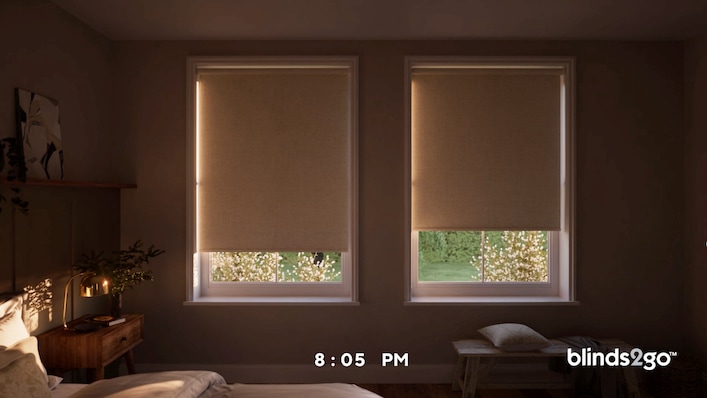 Pure Linen Roman Blind