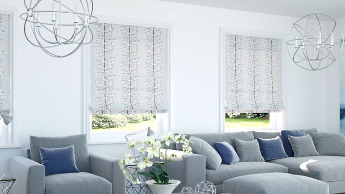 Pure Linen Roman Blind