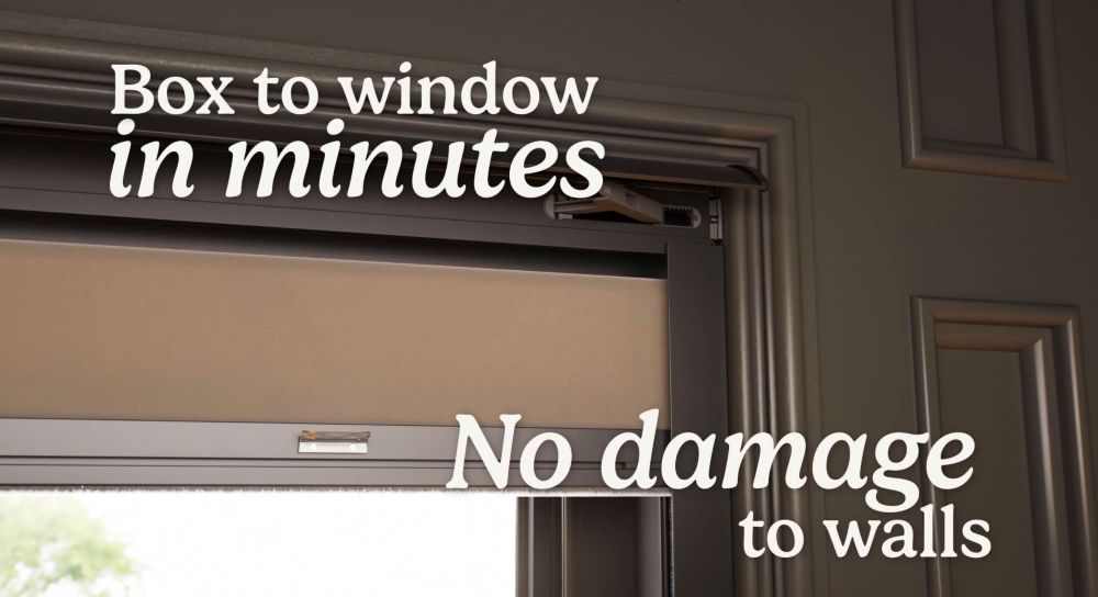 Install in moments, no tools needed
