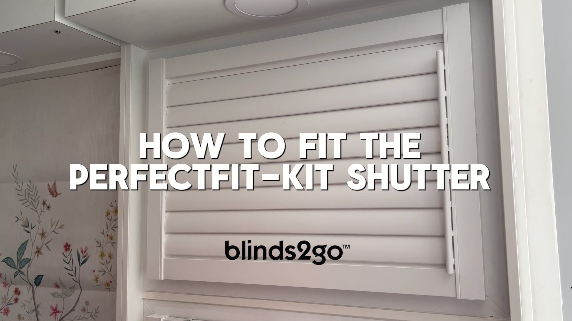Fitting a PerfectFit-Kit Shutter Blind
